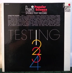 Stereo Test Record - Testing 1, 2, 3, 4 Vinyl 1967 LP - Project 3 - Picture 1 of 3