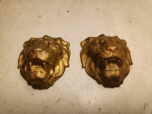 Antike Messingfigur Löwe letzte Uhr Möbel Restaurierung Projekt Teil - Bild 1 von 6