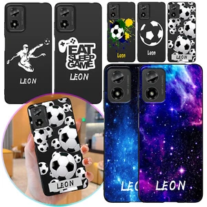 Funda protectora personalizada de teléfono de fútbol para niño Motorola Moto E15 G85 G35 G56 G06 - Imagen 1 de 52