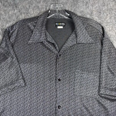 Camisa Vintage BC Ethic Para Hombre XL Tres Estrellas Tejidos Club Danza Disco Manga Corta Foto 1 de 4