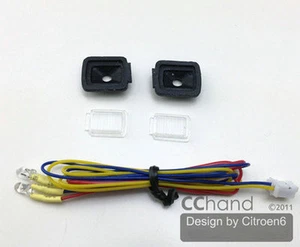 CC HAND Front Turn Signal Light Lamp for 1/10 Tamiya CC01 Wrangler with LED - Picture 1 of 3