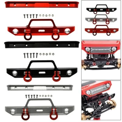 Aluminum Front Rear Bumper for Axial SCX24 AXI90081 1/24 RC Crawler Car Upgrade - Image 1 of 4