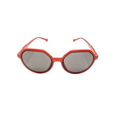 Nuevas gafas de sol redondas de gran tamaño para mujer tonos rojos gafas para exteriores gafas  Foto 1 de 4