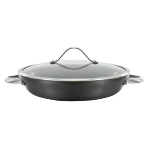 Signature 3 Qt. Hard-Anodized Aluminum Nonstick 12-Inch Everyday Saute Pan with - Picture 1 of 5