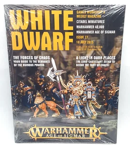 Games Workshop White Dwarf #77 Warhammer 18 July 2015 SEALED 40,000 Miniatures - Picture 1 of 4