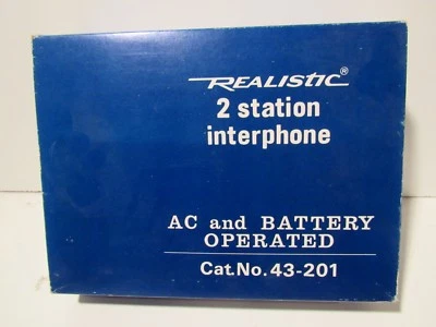 vintage Realistic 2 station Interphone - Image 1 of 2