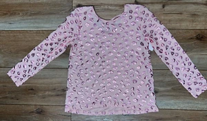 Girls Size-8 Long Sleeve Pink/Purple Tshirt Top free style - Picture 1 of 8