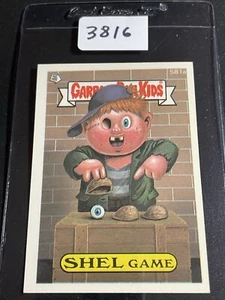1988 Topps Garbage Pail Kids Card GPK Series 15 OS15 581a Shel Game NDC NrMT CL - Bild 1 von 3
