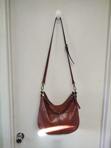 Margot New York Women's Soft Leather Satchel Bag Brown One Size - Picture 1 of 19