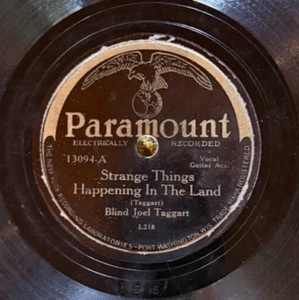 Paramount 13094 Blind Joe Taggart AINT NO SINNER NOW Blues V- hcs 78 rpm 1st! - Picture 1 of 4
