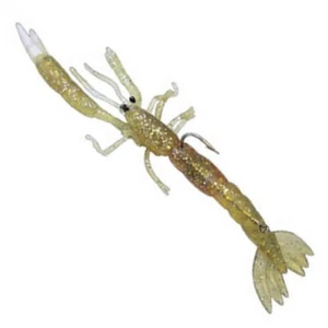 6 Pack of 5.5cm Gold/Natural Storm Wild Eye Twitching Nipper Rigged Fishing Lure - Picture 1 of 1
