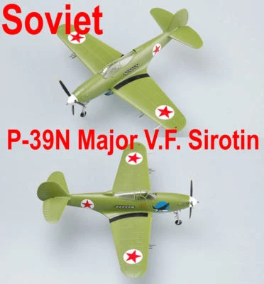 Easy Model 1/72 USAF P-39N Major V.F. Sirotin of Soviet Air Force in 1944 #36323 - Image 1 of 4