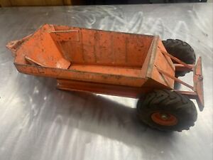 Trailer Only  50s Doepke Euclid 'The Pioneer' Pressed Steel Earth Mover Orange ￼