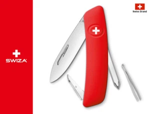 Swiza Swiss Army Knife 95mm D02 Red 440 Stainless 6 Function Tools - Picture 1 of 8