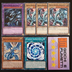 LOTTO 6 CARTE DRAGO BIANCO OCCHI BLU in italiano YUGIOH rarità COMUNI yu-gi-oh! - Bild 1 von 1