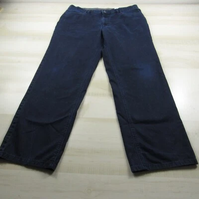 Pantalones Hiltl Para Hombre 36x34 (*Entrepierna 30) Azul 5 Bolsillos Informal Algodón Foto 1 de 4