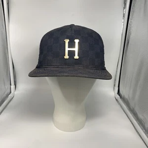 Huf hat gold Metal H With Leather Strap One Size Fits Almost All - Picture 1 of 7
