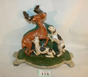 Tope de puerta vintage tema caza ciervos y perros ref 114C (ENVÍO GRATUITO REINO UNIDO) - Imagen 1 de 5