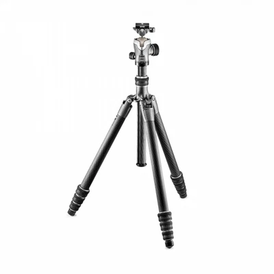 New Gitzo GT2545T-82QDUS Traveler Carbon Fiber Tripod/Center Ball Head/2 levels - Image 1 of 4