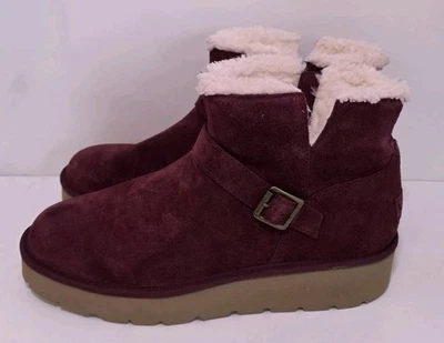 UGG Koolaburra Womens Kelissa Mini Boots Windsor Wine Ankle Bootie Size 11 NEW - Image 1 of 4