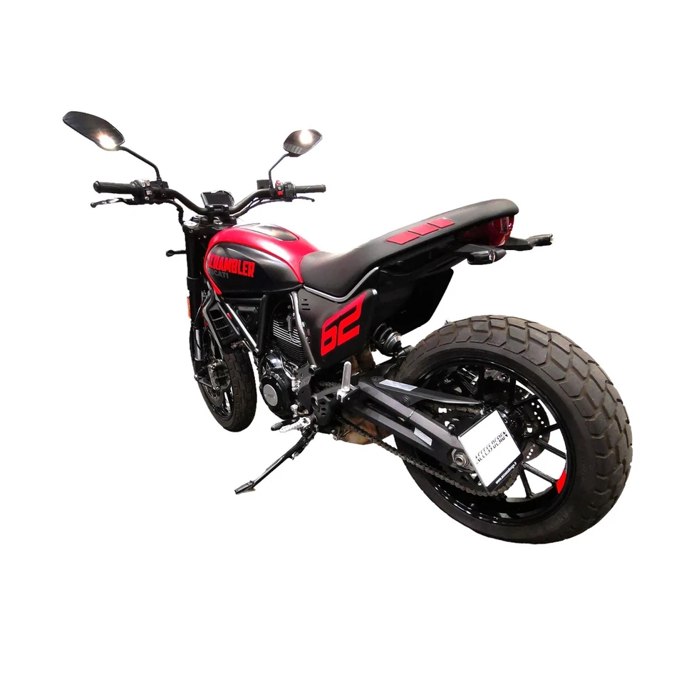 Support de plaque latéral pour DUCATI SCRAMBLER 800 FULL THROTTLE / 2023-2026 - Photo 1/4