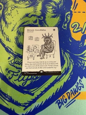 Demonic Consultation # 4 MTG SLD Secret Lair Countdown Kit 2025 NM - Image 1 of 2