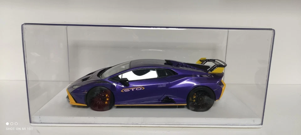 1:18 LAMBORGHINI HURACAN STO VIOLA PASIFAE MR COLLECTION MODELS 1/18 SCALE  - Imagen 1 de 4