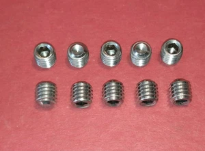 3/8-16 x 3/8" Innensechskant Gewindestifte Cup Point Edelstahl (10) - Bild 1 von 1