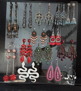 Ohrstecker Set x 14 Paar meist modern baumelt Boho Hippie ägyptisch Indien - Bild 1 von 11