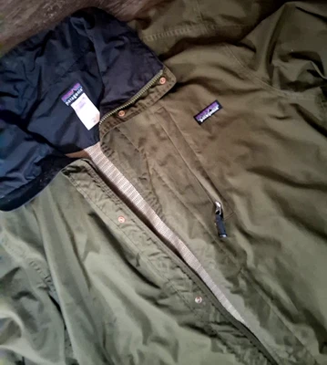 Vintage Patagonia Outer Shell Storm Jacket  Mesh LinedOlive Green XL Extra Large - Image 1 of 4