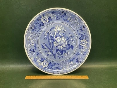 SPODE Blue Room Collection "BOTANICAL" England 13" Charger Plate Platter - Image 1 of 4