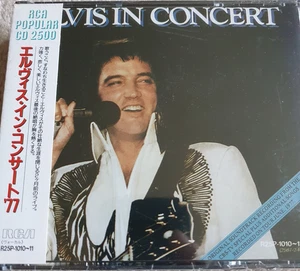 ELVIS PRESLEY "ELVIS IN CONCERT" JAPANISCHES 2CD-SET, VERSIEGELT MIT OBI. R25P-1010~11 - Bild 1 von 8