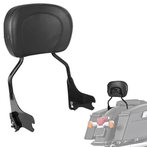 Upright Backrest Sissy Bar For Harley Touring CVO Road King FLHT FLHX 1997-2008 - Imagen 1 de 9