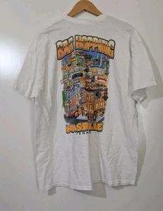 Nashville Tennessee Bar Hopping Novelty T-Shirt adult XL Graphic Print White - Picture 1 of 7