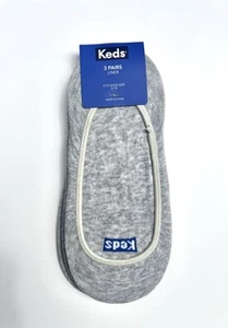 Calcetines forradores Keds para mujer No Show zapato flor 3 pares talla 4-10 - Imagen 1 de 3