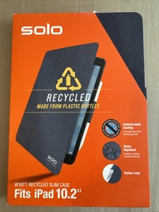 Solo Wyatt Recycled Slim Case for iPad 10.2" with Stylus Holder - Picture 1 of 2