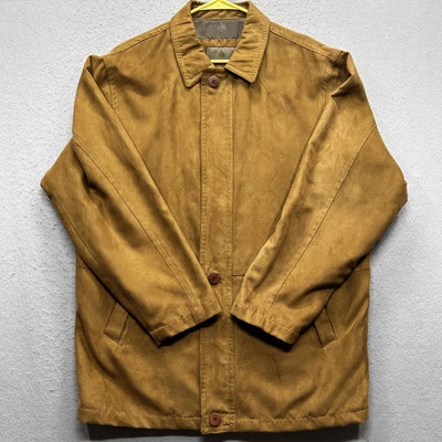 Rainforest Men's Large Brown Button Down Classic Jacket - Image 1 of 4