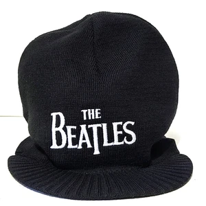 The Beatles - Brimmed Knit Cap/Beanie - Black - Vintage 2007 - Picture 1 of 5