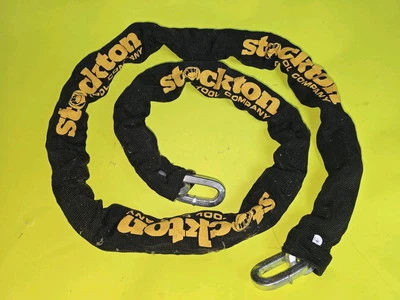 CADENA DE ALTA SEGURIDAD BICICLETA EQUIPO MOTO ATV BARCO SCOOTER BLOQUEO SITIO DE TRABAJO Foto 1 de 3