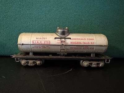 Vintage Marx Lines #3553 Tanker Niacet Chemicals Corp N.I.A.X. 256 Niagara Falls - Image 1 of 4