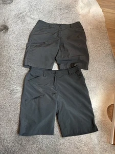 Oobe Shorts Set grau Wms Größe 4 30" Taille Chick-fil-A CFA Mitarbeiter Arbeitsuniform - Bild 1 von 7