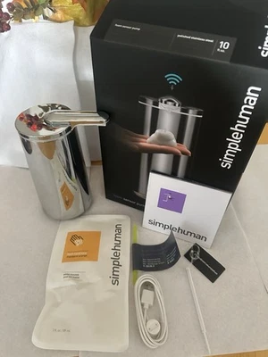 Bomba Sensor Espuma Humana Simple 10floz Acero Inoxidable TOTALMENTE NUEVA Foto 1 de 4