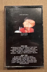 JONI MITCHELL Shadows And Light Cassette 1980 Elektra/Asylum Records BC-5704 - Picture 1 of 5