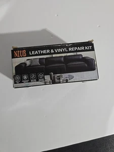Kit de reparación de cuero y vinilo negro, hágalo usted mismo profesional - Imagen 1 de 5