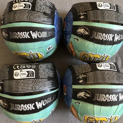4 x Jurassic World Mini Verse Make It Mini Dinosaurs New Packs - Free Postage - Image 1 of 4