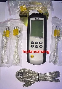 4 Channels Type K J Thermocouple Thermometer C/F/K 18000 Memory Data Logger USB - Picture 1 of 5