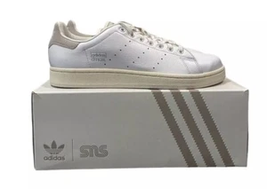 Adidas Official SNS Stan Smith Men’s Sz 10 Casual Retro Shoe White Gray Sneaker - Picture 1 of 7