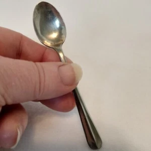 Nickle Silver Demitasse Spoon ALPACA-N.S. CO. Made in USA 4" - Picture 1 of 6