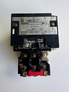 Square D 8536SD01S Nema 2 Motor Starter(Chipped) - Picture 1 of 5