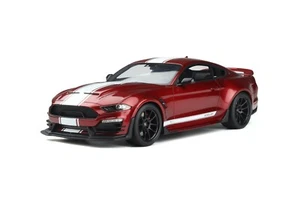 Shelby Ford Mustang Super Snake Ruby Red White Striping 2021 GT Spirit GT397 - Picture 1 of 11